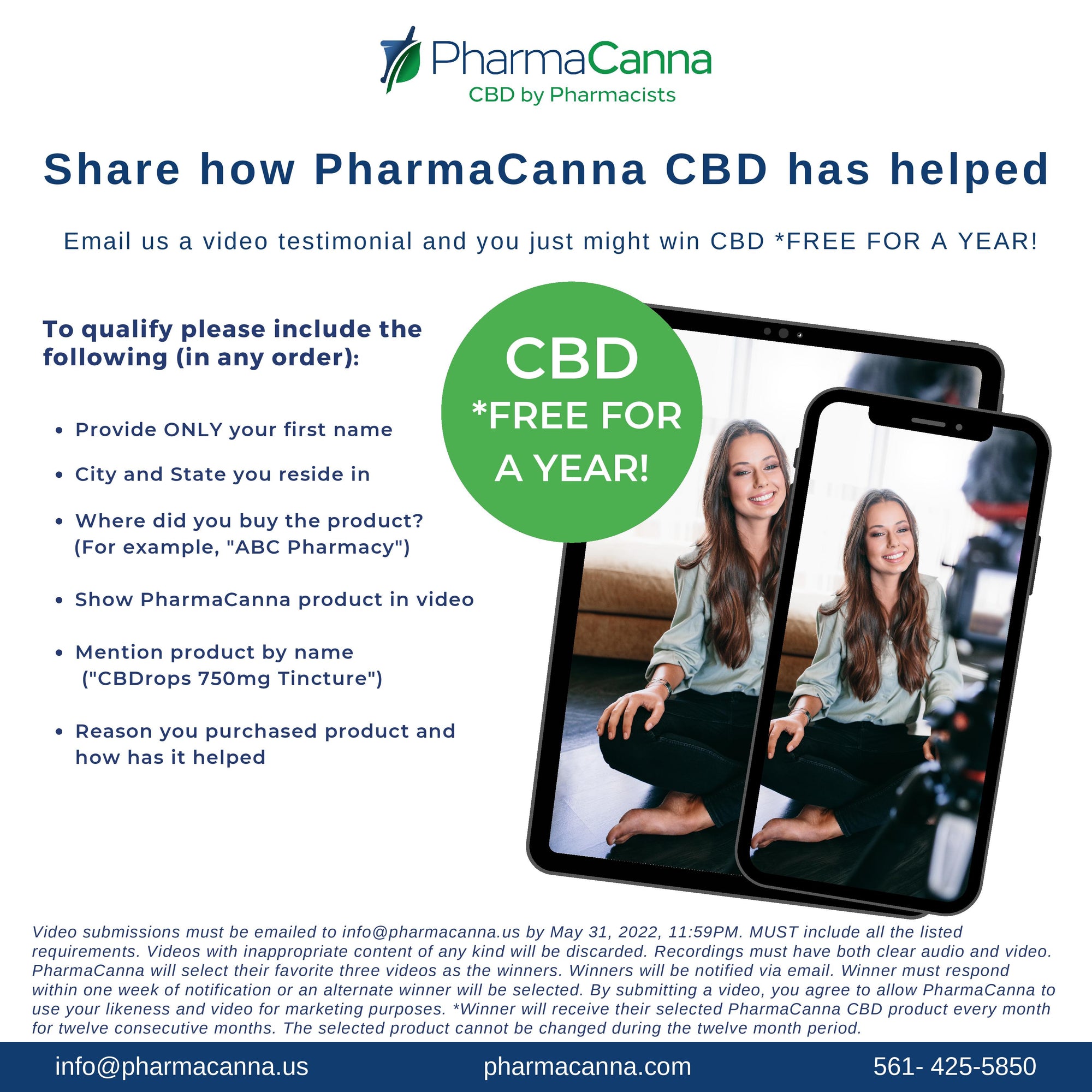 WIN FREE CBD FOR A YEAR - VIDEO