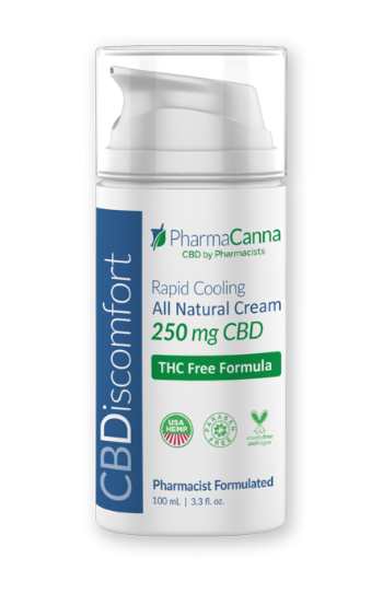 CBDiscomfort 250mg CBD Cream - THC Free