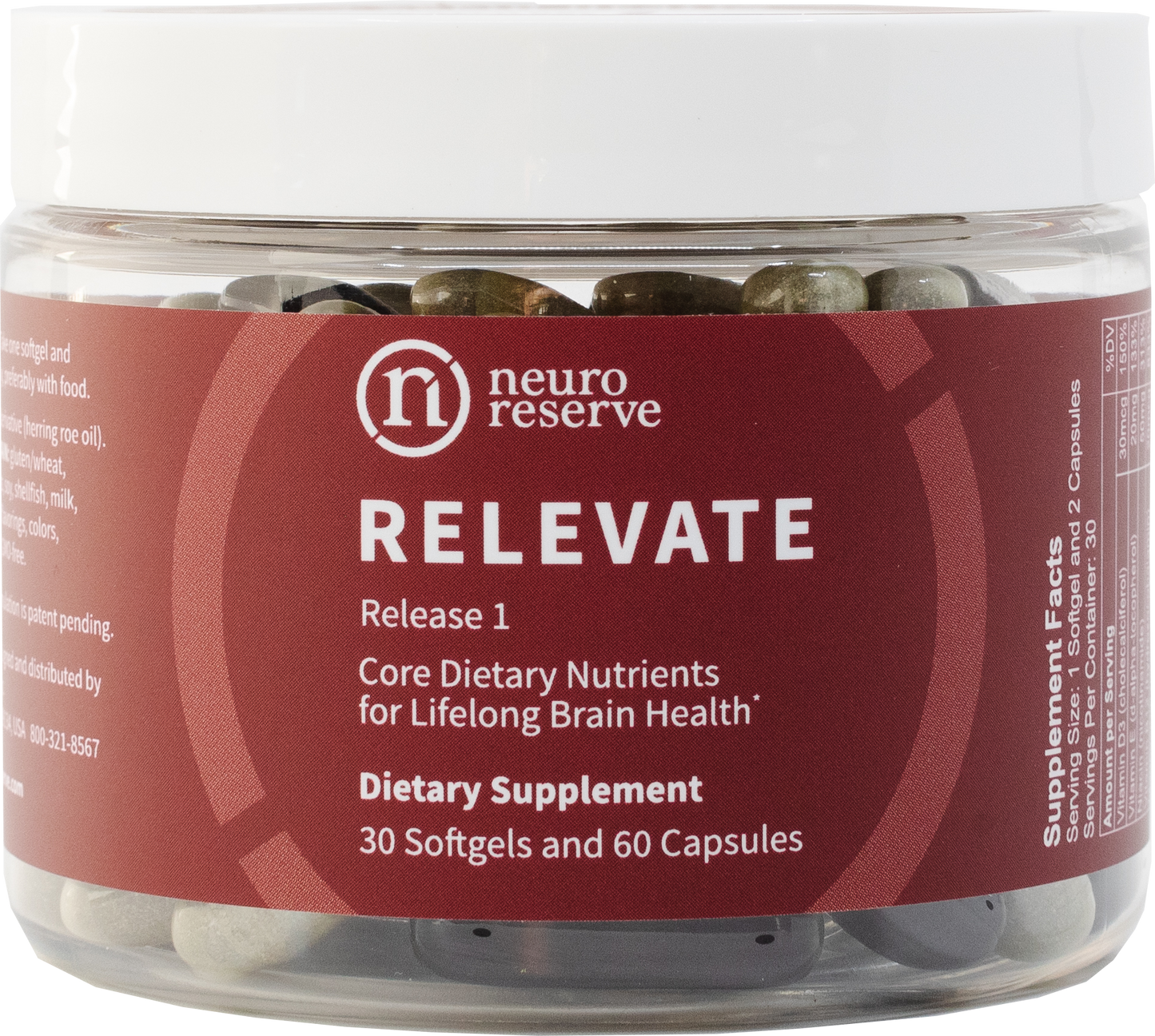 RELEVATE BRAIN NUTRITION
