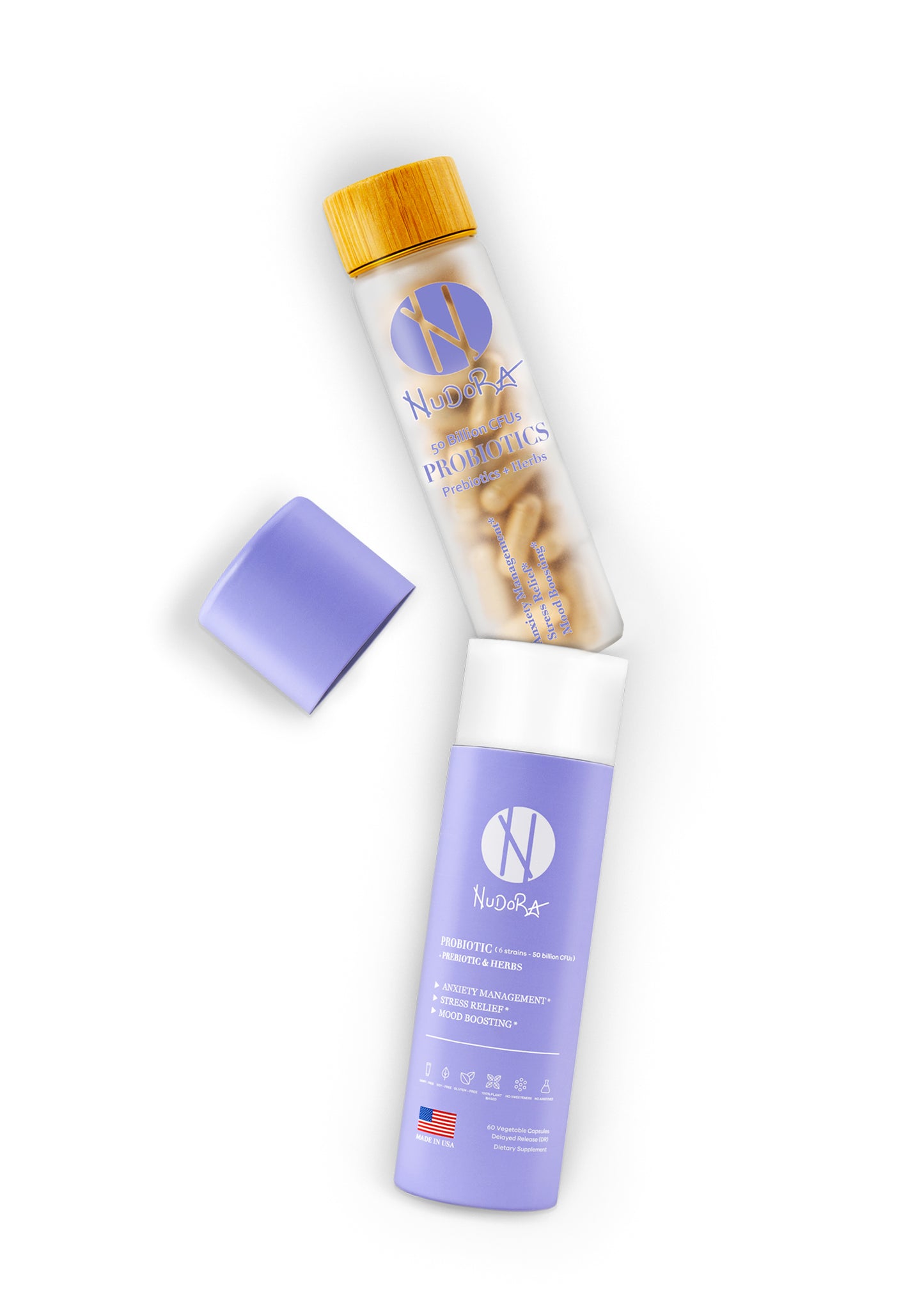 SUPER PRE/PROBIOTIC BLEND for ANXIETY / STRESS RELIEF